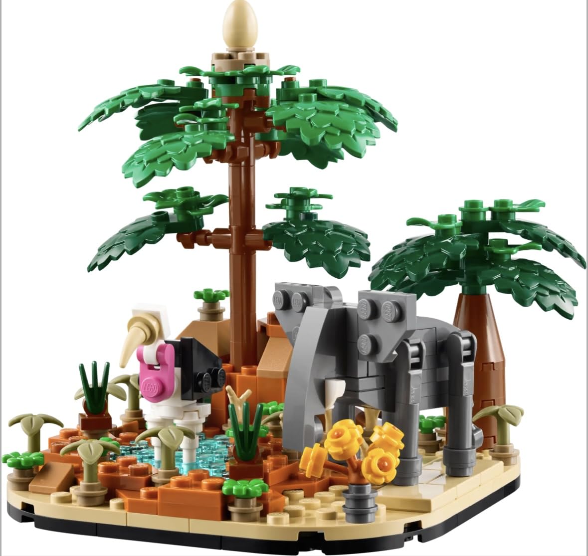 Amazon.com: LEGO African Savanna Diorama 40784 : Toys & Games